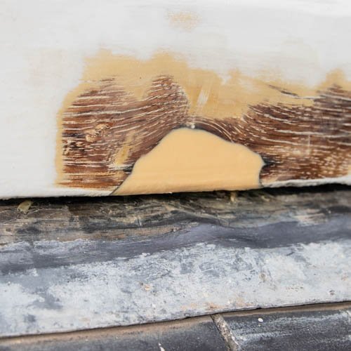 Mit EAYZFIX gefülltes Holz holz reparatur spachtel